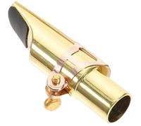 Beaupretty 1 Set Alto Saxophone Mouthpiece Kit Durable Metal Accessory with Cap Easy to Use for Sax and Clarinet Players Lightweight Design for Portable Music Instrument Essentials