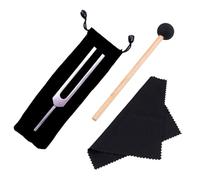 Beaupretty 1 Set Aluminum Alloy Tuning Fork with Hammer for Stress Relief Healing Durable Instrument for Accurate Tuning and Sound Healing