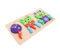 Beaupretty 1 Set Animal Growth Process Puzzle Educational Cognitive Game for Early Learning Smooth Surface Develops Creativity Color Recognition and Spatial Imagination