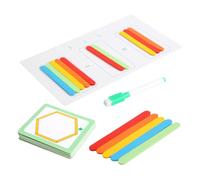 Beaupretty 1 Set Arithmetic Rods Math Learning for Counting Addition Subtraction and More Early Education Arithmetic Teaching Aid for Boys