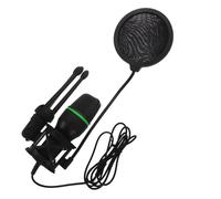 Beaupretty 1 Set Black USB Condenser Microphone for Desktop Computer High Sensitivity Gaming Mic with Stable Stand for Streaming Podcasting and Voice Recording