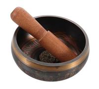 Beaupretty 1 Set Buddhist Meditation Bowl Wooden Singing Bowl for Relaxation Yoga Practices for Chanting Meditation Home Unique for Spiritual Practitioners