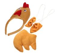 Beaupretty 1 Set Chicken Hair Band Cosplay Accessories with Bow Tie for Easter Parties Festivals and Costumes Durable Material for Comfortable Wear