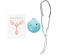 Beaupretty 1 Set Creative Ceramic Ocarina Portable Wind Instrument for Beginners Unique Retro Design for Music Lovers Durable and High End Sound Quality