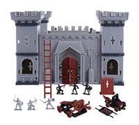 Beaupretty 1 Set DIY Castle Soldiers Assembled Model Educational for and Sensory Development Premium Safe
