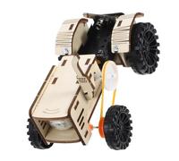 Beaupretty 1 Set DIY Wooden Tractor Model Educational Stem Craft Kit for Boys and Fun Science Experiment Handicraft Assembly Project