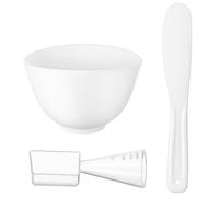 Beaupretty 1 Set Face Mask Mixing Bowl Set Facemask Mixing Tool Set Silicone Facial Mask Bowl Brushes Stick Spatula