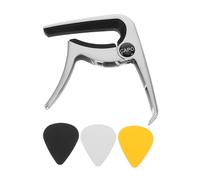 Beaupretty 1 Set Guitar Capo with Pick Slot Clamp for Acoustic Electric Guitars Compatible with Mandolin Durable for Musicians