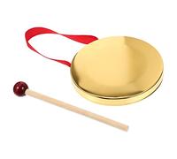 Beaupretty 1 Set Handheld Gong Traditional Percussion Instrument with Mallet for Design for Musical Education and Performance Stage Easy to and Store