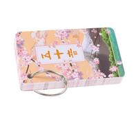 Beaupretty 1 Set Japanese Learning Cards Sounds Pronunciation Flash Cards for Bright Colors Patterns Portable Educational Resource for Beginners