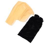 Beaupretty 1 Set Latex Bald Cap with Mesh Hair Net Realistic Bald Head Cover for Makeup Cosplay for Parties Halloween Carnival Stage Performances Accessory