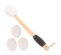 Beaupretty 1 Set Long Handle Lotion Applicator Set for Back Body Includes Replacement Heads Slip Resistant Grip for Easy Lotion Application Back Legs and Feet Versatile Bathing Tool