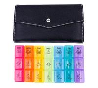 Beaupretty 1 Set Medicine Case Travel Case Cases Weekly Case 21 Day Organizer Protable Case Purse Case Planner Portable Case Container Clamshell Plastic Large