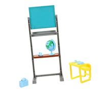 Beaupretty 1 Set Miniature Desk and Chalkboard Set for Dollhouse Decor Realistic Mini House Accessories for Home Decoration and Creative Play for Miniature Landscaping and Sharing