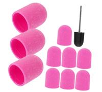 Beaupretty 1 Set Nail Sand Cap Sticks Polish Tools Brushes Pedicure Nail Clipper Glue Drill Stickers Manicure Clippers Foil Belts Kit Nails Pliers Tape Sandpaper Prep Sanding Plastic Purple