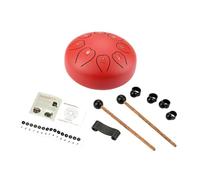 Beaupretty 1 Set Portable Ethereal Tongue Drum Kit Large Red Drum for Easy Learning Music Enlightenment and Creative Yoga Meditation and Outdoor Relaxation