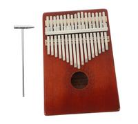 Beaupretty 1 Set Portable Tone Thumb Piano Durable Kalimba with Tuning Hammer and Storage Bag for Musical Instrument for Performances and Beginners
