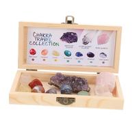 Beaupretty 1 Set Raw Quartz Crystal Specimens for Meditation and Home Decor Unique Amethyst Mineral Rocks with Box for DIY Projects Natural Stones for Friends and Family