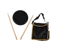 Beaupretty 1 Set Silent Drum Practice Pad Kit Portable Mute Drum Pad for Beginners with Drumsticks and Carry Bag for Drumming Practice Anywhere for All Skill Levels