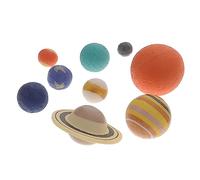 Beaupretty 1 Set Solar System Model Educational for Safe Vinyl Planet Figures for Cognitive Learning and Play Engaging Astronomy Science Learning Activity