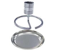 Beaupretty 1 Set Stainless Steel Moxa Roll Stick Holder with Detachable Tray Household Moxa Stick Storage Base for Easy Use and Cleaning Durable Design