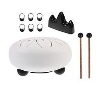 Beaupretty 1 Set Steel Tongue Drum Set Percussion Instrument for Music Education Meditation Versatile Handpan for Mental Rehabilitation Chic Ethereal