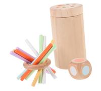 Beaupretty 1 Set Wooden Balancing Sticks Educational for Develops Gross Motor Skills Balance for Family Interaction and Sensory Processing Fun Game