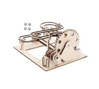 Beaupretty 1 Set Wooden Marble Run Puzzle DIY Mechanical Building and Educational for Enhance Parent Interaction Construction for Creative Play