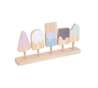 Beaupretty 1 Set Wooden Simulation Ice Cream Playhouse for Creative Pretend Play Dessert Set Safe and Role Play Food for Boys