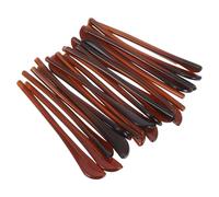 Beaupretty 10 Pairs Eyeglasses Temple Tips Sleeve Retainer in Coffee Colour, Plastic Material round Hole Design, Comfort Enhancement and Universal Fit for Spectacle Temples and Eyewear