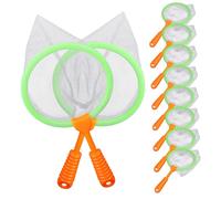 Beaupretty 10 Pcs Fishing Nets Portable Outdoor Catcher for Boys and Fun Learning for Catching Fish Insects and Butterflies Easy to Use Random Color
