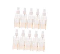 Beaupretty 10 Pcs Refillable Spray Bottles Portable Travel Cosmetic Containers Durable Plastic Makeup Liquid Organizer for Essential Oils Cleaning Sprays