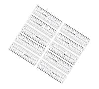 Beaupretty 10-piece Soft Measuring Rulers Set for Nail Art Flexible Straight Rulers Precision Measuring Tools for Manicure and Crafting