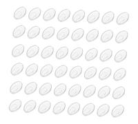Beaupretty 100 Pairs Transparent Glasses Nose Pads Push-in Anti-Slip Cushions for Rimless Frameless Eyewear Easy Replacement for Students and Office Workers Comfortable Nose Pieces