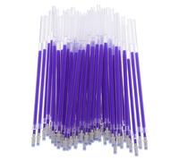 Beaupretty 100 Pcs Heat Erasable Fabric Pens Temporary Fabric Marker Blue Embroidery Marker for Dressmaking Quilting Broad Textile Compatibility