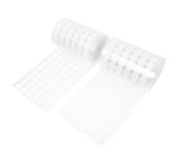 Beaupretty 1000 Pairs White 15mm Nylon Self Adhesive Double-Sided Hook and Loop Dots Strong Sticky Tape for Office and Craft Use