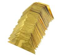 Beaupretty 1000pcs Semi-Finished Chinese Sacrificing Ingots Yuan Bao Paper 11.5x4cm Gold Multi-Color for Ancestor Worship Tomb-Sweeping Day Rituals