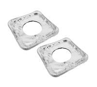 Beaupretty 100pcs Aluminum Gas Stove Burner Covers Silver Foil Protectors Oilproof and Easy Storage Disposable Liners for Gas Stove Burners Kitchen Use