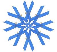 Beaupretty 100pcs Blue Ribbon Brooch Pins with Tear Resistance and Reusable Fabric and Iron Material, Classic Design for Charity Events and Parades