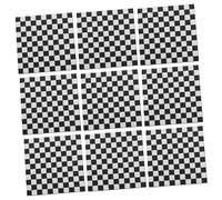 Beaupretty 100PCS Checkered Disposable Paper Napkins for Parties Weddings Birthdays High Absorbency Guest Hand Towels for Bathroom Events Classic Black and White Beverage Napkins