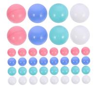 Beaupretty 100pcs Colorful Ocean Balls for Pool Party Play Soft and Non Toxic for Assorted Pastel Colors Pink White Blue Purple for Indoor Outdoor Fun