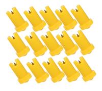 Beaupretty 100pcs Eyelash Extension Bottle Needles Blocking Nozzle Tips Plastic Stainless Steel Lash Glue Accessories for Professional Salon and Home Use
