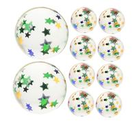 Beaupretty 100pcs Floating Water Bouncy Balls for Pool Games Star Sequins Summer Water for Beach Swimming Pool Outdoor Fun and Toss Activities