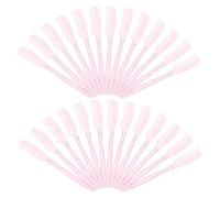 Beaupretty 100pcs Lash Separator Eyebrow Comb Tiny Combs Portable Design Multifunctional Use Pink Plastic Makeup Tool for Daily Use Woman
