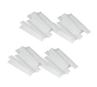 Beaupretty 100Pcs Makeup Brush Protector Covers Pe Plastic Mesh Sleeves for Dustproof Makeup Brush Storage for Travel and Daily