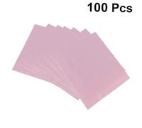 Beaupretty 100Pcs Microfiber Cleaning Cloths for Eyeglasses Sunglasses Camera Lenses Cell Phones Musical Instruments Soft Polishing Towels in Pink Reusable Non-Abrasive Screen Cleaner