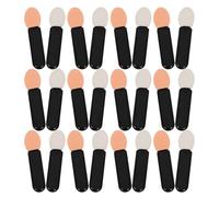 Beaupretty 100pcs Mini Eyeshadow Applicators Single Sided Makeup Brush Soft Tip Eyeshadow Applicator Sticks for Eyelid and Lip Liners Makeup Tools