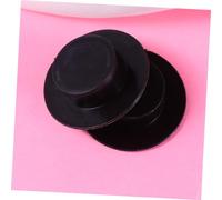 Beaupretty 100pcs Mini Plastic Top Hats for Crafts Wear Resistant Tiny Hats for Christmas Party Doll Decorations DIY Projects