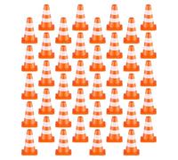 Beaupretty 100pcs Mini Traffic Cones for Road Sign for Interactive Learning and Skill Building for Construction Theme Parties and Sports Activities