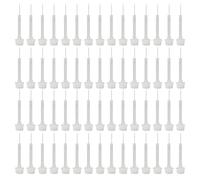 Beaupretty 100pcs Nail Art Replacement Brush for Gel Polish Mini Liner Detailing Brushes for Dipping Liquid Nail Painting Design